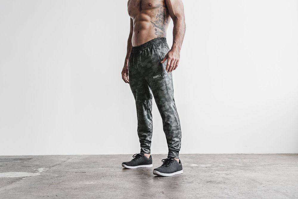 NOBULL Joggers Muške - Nobull Sive Maskirne (837561-TXJ)